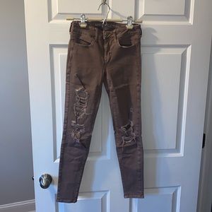 American Eagle ripped jeans. Size 4